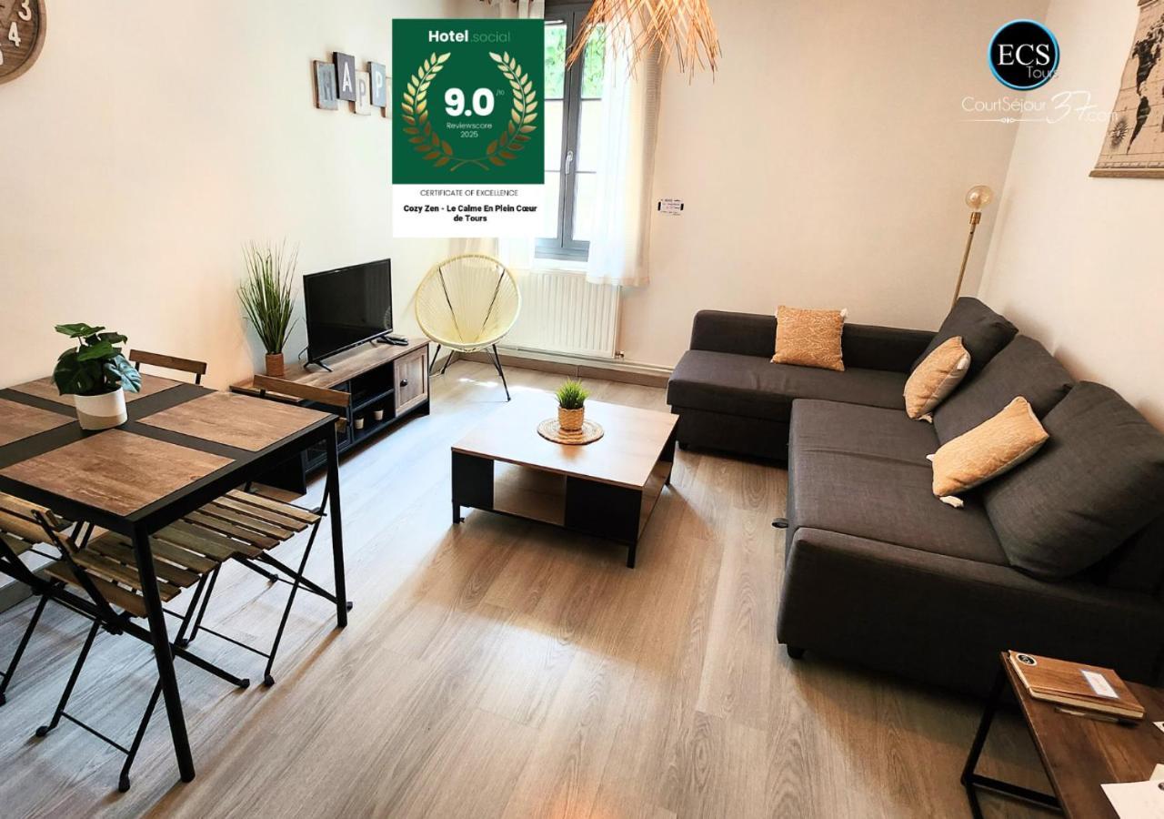 "Cozy Zen" 1 Grande Chambre - Calme - Arrivee Autonome - 6 Pers - Parking Gratuit Tours Exteriér fotografie
